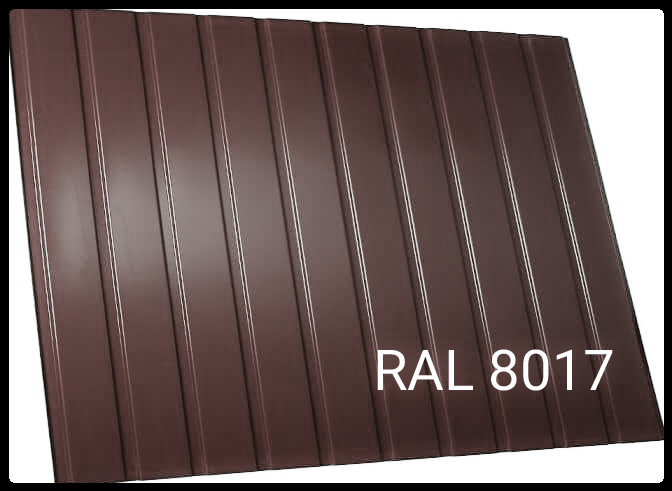 Профнастил С-10 тип Ф/0.45 мм/Ral 8017/Термастил - Зображення 2