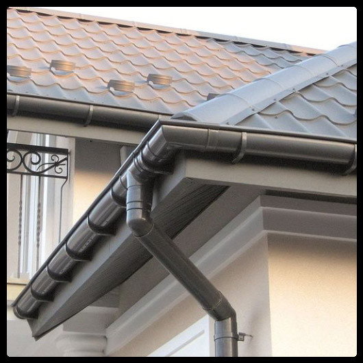 Жолоб водостічний Gamrat Ø125, 3 метри (Система 125/90) - Зображення 3