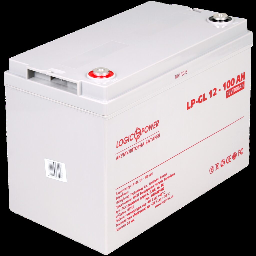 Акумулятор гелевий LP-GL 12V - 100 Ah Silver