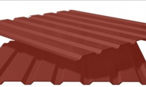 Профнастил-20 (0,45 мм), мітал ~jobofone Китайський матовий. 8017- brown