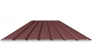 Профнактил RANTECH стіновий T 15, 0,45 мм коричневий RAL 8017 Мат