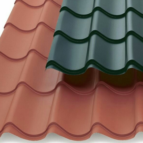 Металочерепиця ArcelorMittal (Арсенал) RAL 6005 / 0,5 мм / PEMA / Zn-200 - Зображення 8