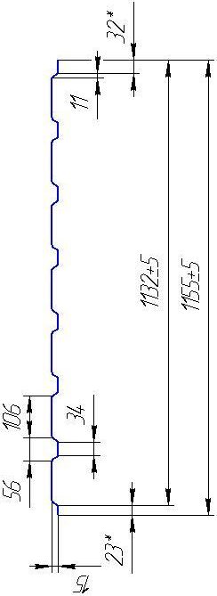 Профнастил Н 15 (0,45 мм) ПСМ профіль Україна - Зображення 9