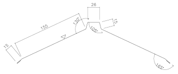 Планка ковзана пряма 0,5 міліметра Руукки РЕ 25 мк. - Зображення 2