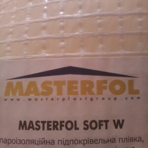 Пароізоляційна плівка — Masterfol soft w армована поліетиленовою сіткою.