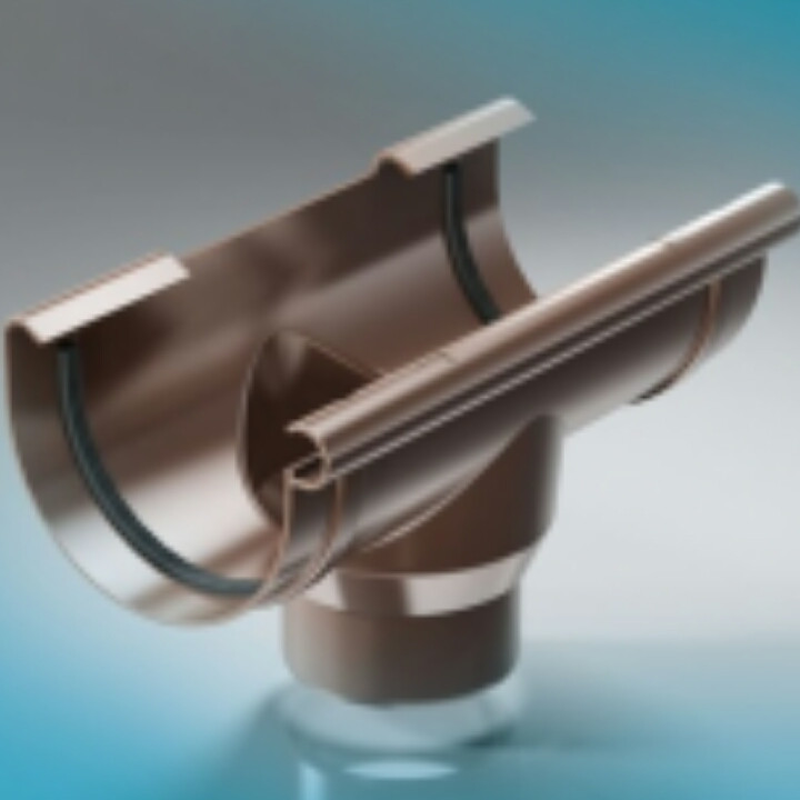 ProAqua 125 жолоб 8017 PVC водостійка система відведення дощової води. - Зображення 9