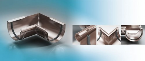 ProAqua 125 жолоб 8017 PVC водостійка система відведення дощової води. - Зображення 8