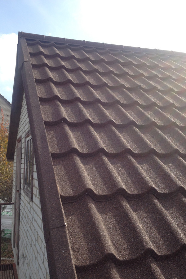 Композитна черепиця QueenTile Standard 6-тайловий Brown - Зображення 5