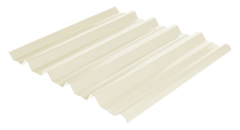 Профнастил С-44 Сталекс Профі, RAL 1015 (бежевий) PE 0.45 мм Модуль Україна - Зображення 2