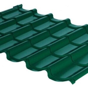 Металочерепиця Rauni Mini (колір 6005, глянець)