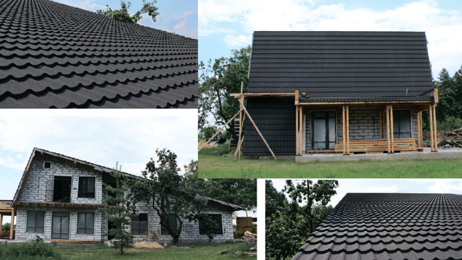 Композитна черепиця Queentile Standard Graphite - Зображення 8