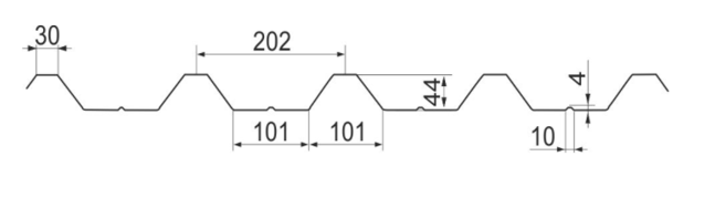 Профнактил несе "TRCOMPANY" НС-44 RAL 8017- 0,45 Корея - Зображення 3