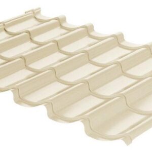 Металочерепиця RAUNI RAL 1015 (бежева) 0,45 MINI метал Китай