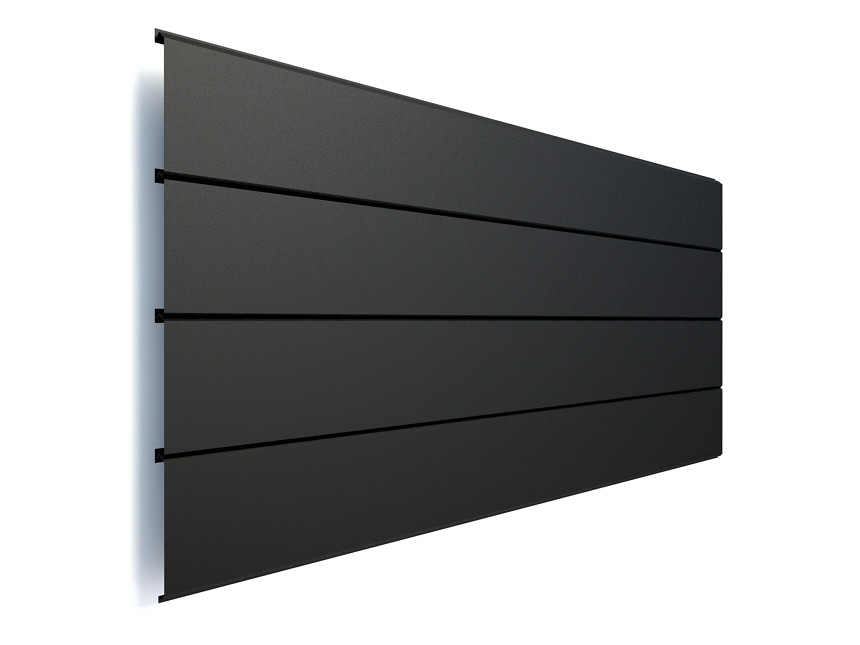 Фасадні облицювальні панелі "Ліберті" PE 0,47 мм RAL 7024 - Зображення 6