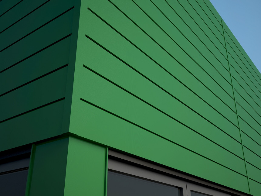 Фасадні металеві панелі Сіті 0,5 мм Польща RAL 7024 matt завод Термастил - Зображення 4