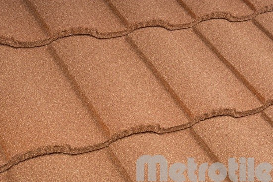 Композитна черепиця Metrotile Roman (Роман) Terra-cotta - Зображення 2