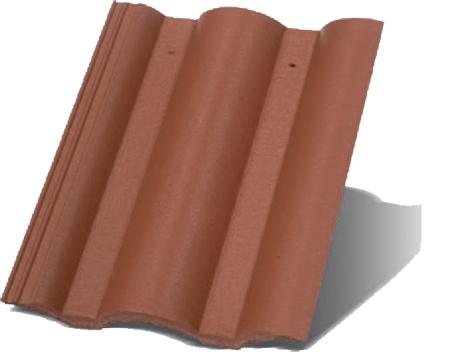 Ланцюгово-піщана черепиця Данубіа (колір Корал)