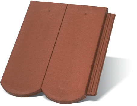 Ланцюгово-піщана черепиця Рундо (колір Корал)