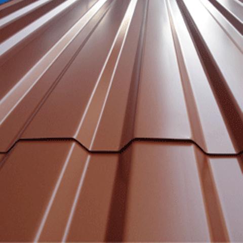 Профнактил фасадний С-10 (колір 9006 — сріблястий, глянець) метал Китай - Зображення 5